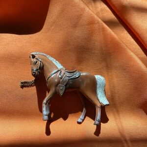 Vintage Cast Horse Pot Metal Painted Toy Made in Japan